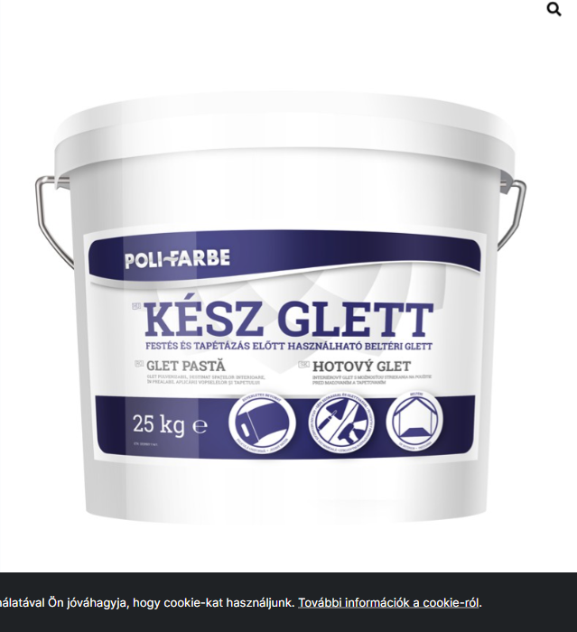 Polifarbe kész glett 25 kg