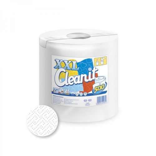 Lucart cleanit xxl papírtörlő cellulóz 500 lapos 2 rétegű 105m