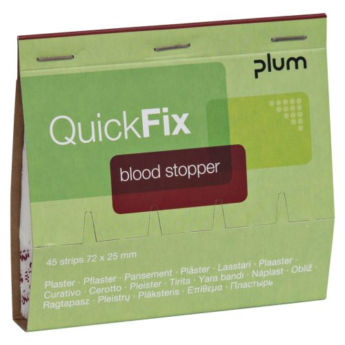 Plum quickfix® blood stopper vérzéscsillapítós sebtapasz utántöltő