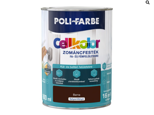 Polifaber Cellkolor sf. zománc barna - 2023 0,8l