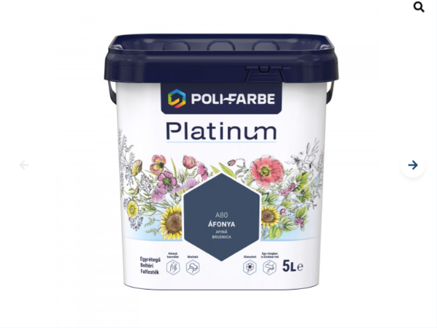 Polifarbe Platinum áfonya a80 5l