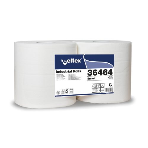 Celtex smart ipari törlő cellulóz, 2 réteg, 800 lap, 240m, 24x30cm, 2 tekercs/zsugor
