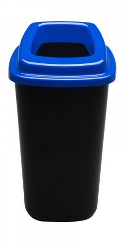 Plafor sort szelektív hulladékgyűjtő, szemetes fekete/kék 45l