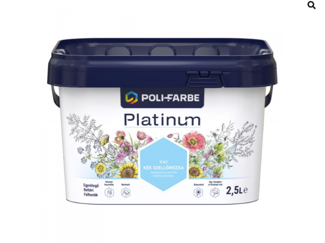 Polifarbe Platinum kék szellőrózsa k40 2,5l