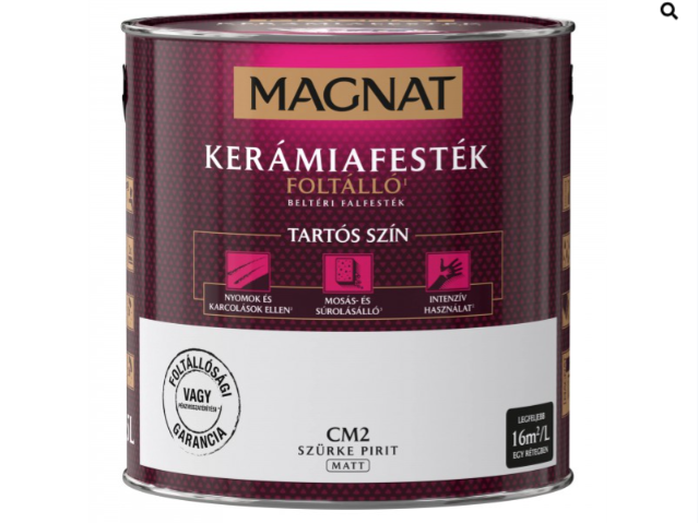 Polifarbe Magnat kerámiafesték szürke pirit cm2 2,5l