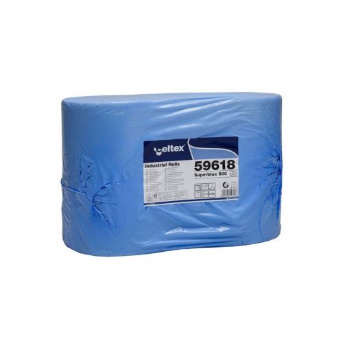 Celtex superblue törlő cellulóz, kék, 500 ipari 3 réteg, 180m, 500 lap, 36x36cm, 2 tekercs/zsugor