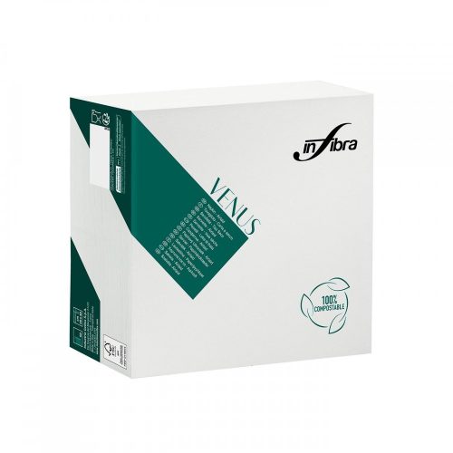 Infibra venus airlaid szalvéta fehér 40x40cm 50 lap/csomag
