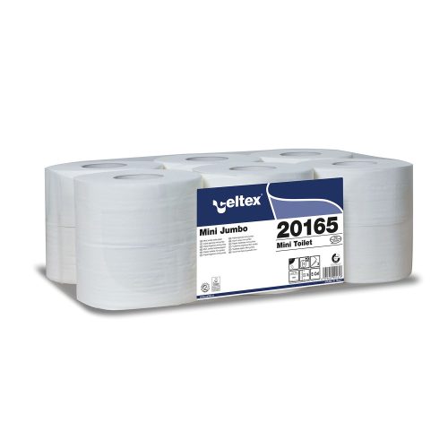 Celtex mini toalettpapír cellulóz, 2 réteg, 160m, 12 tekercs/zsugor