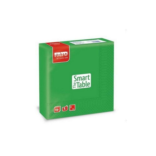 Fato szalvéta smaragdzöld 33x33cm 2 rétegű 50 lap/csomag