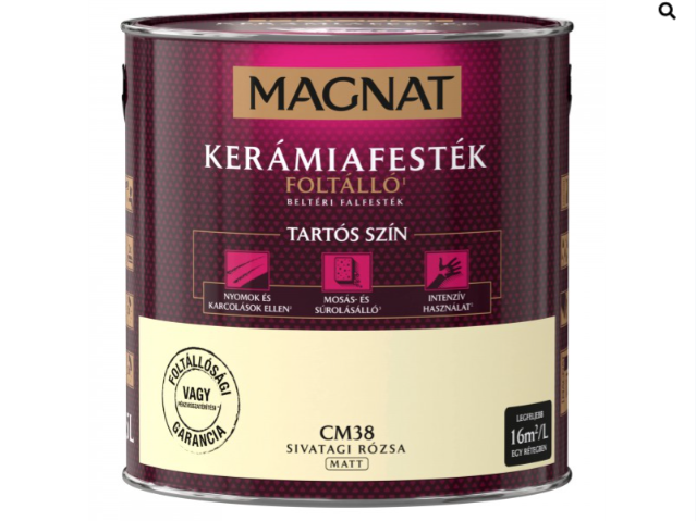 Polifarbe Magnat kerámiafesték sivatagi rózsa cm38 2,5l