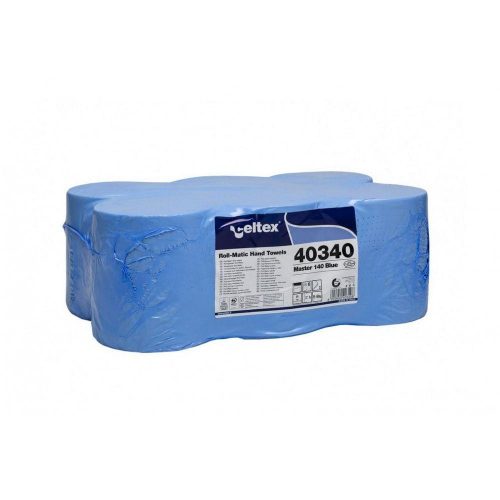 Celtex master kéztörlő cellulóz kék 140 tekerces 2 réteg 140m 6 tekercs/zsugor
