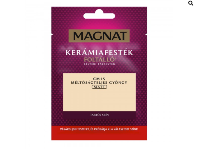 Polifarbe Magnat kerámiafesték teszter méltóságteljes gyöngy cm15 30ml
