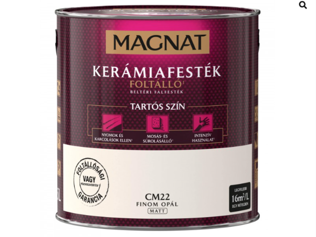 Polifarbe Magnat kerámiafesték finom opál cm22 2,5l
