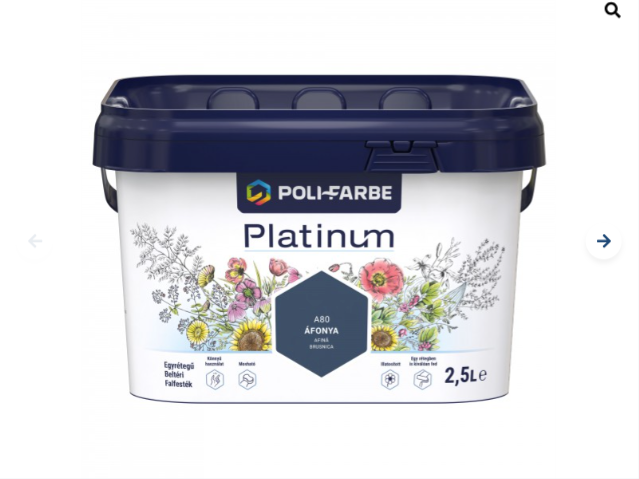 Polifarbe Platinum áfonya a80 2,5l