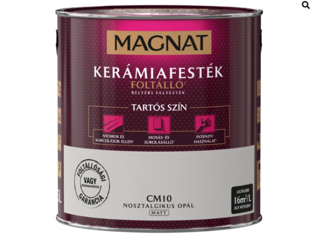 Polifarbe Magnat kerámiafesték nosztalgikus opál cm10 2,5l