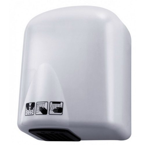 Kézszárító, abs műanyag, fehér, 1650w