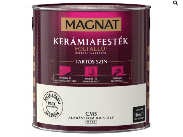 Polifarbe Magnat kerámiafesték alabástrom kristály cm5 2,5l