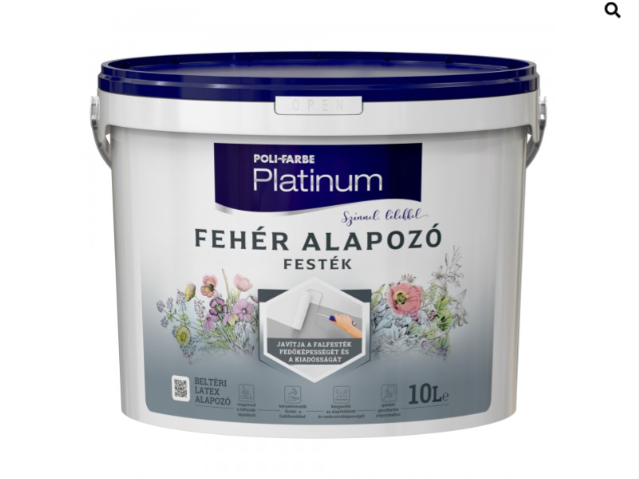 Polifarbe Platinum fehér alapozó festék 10l