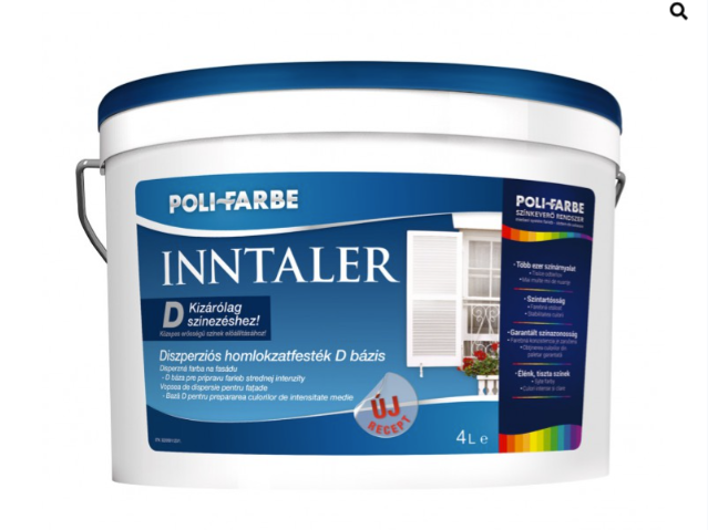 Polifarbe Inntaler diszperziós homlokzatfesték 4 l d bázis (új recept)