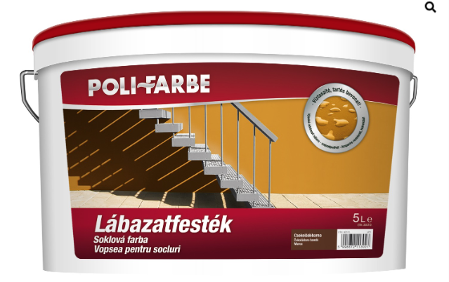 Polifarbe Pf lábazatfesték csokoládébarna 5l (3052)