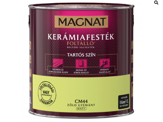 Polifarbe Magnat kerámiafesték zöld gyémánt cm44 2,5l
