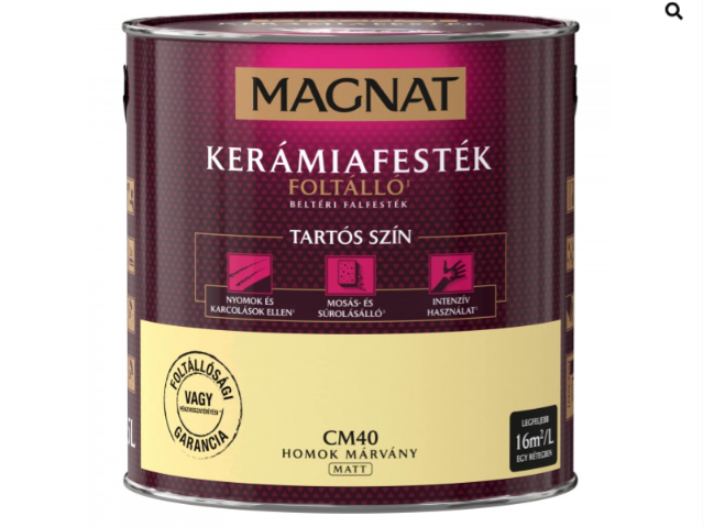 Polifarbe Magnat kerámiafesték homok márvány cm40 2,5l
