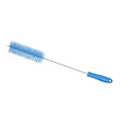Igeax élelmiszeripari kémcső-, és üvegtisztító kefe, átmérő hossz kék 50mm, 50cm,