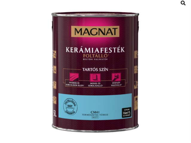 Polifarbe Magnat kerámiafesték természetes türkiz cm41 5l