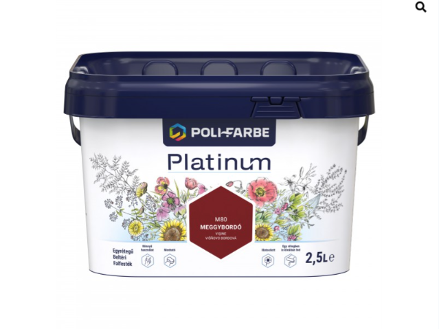 Polifarbe Platinum meggybordó m80 2,5l