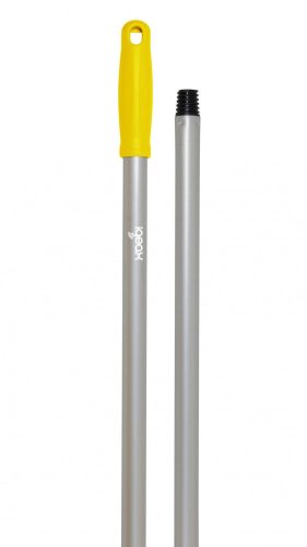 Igeax élelmiszeripari aluminium nyél menetes átmérőjű, sárga 140cm-es 23,5 mm