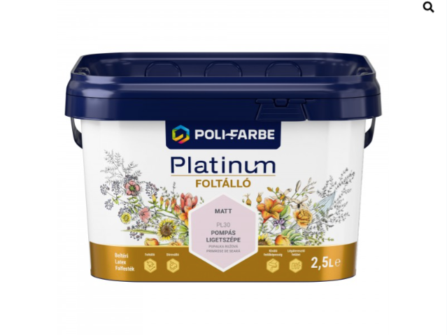 Polifarbe Platinum foltálló pompás ligetszépe pl30 2,5l