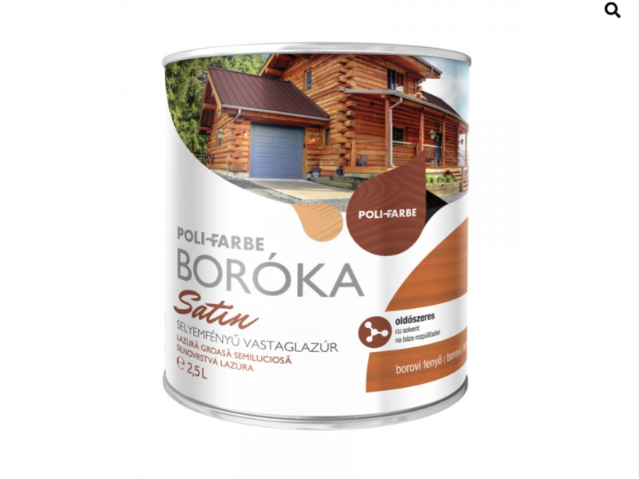 Polifaber Boróka satin lazúr borovi fenyő 2,5l