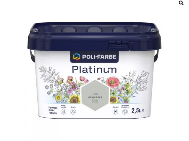 Polifarbe Platinum hamvaska h20 2,5l