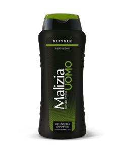 Malizia Uomo tusfürdő férfi 250 ml Vetyver