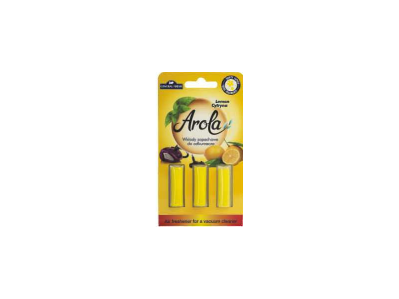 Arola porszívó illatosító citrom-lemon (3 rúd/bliszter) ÚJ!!!