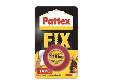 Pattex fix montázsszalag 1,5 m x19 mm teherbírás max 120 kg
