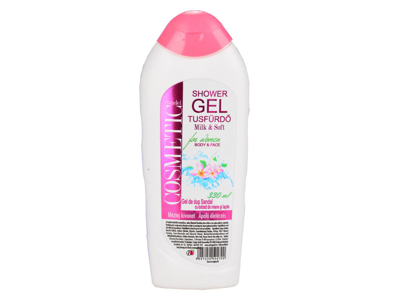 Sandel Női tusfürdő 330 ml Milk