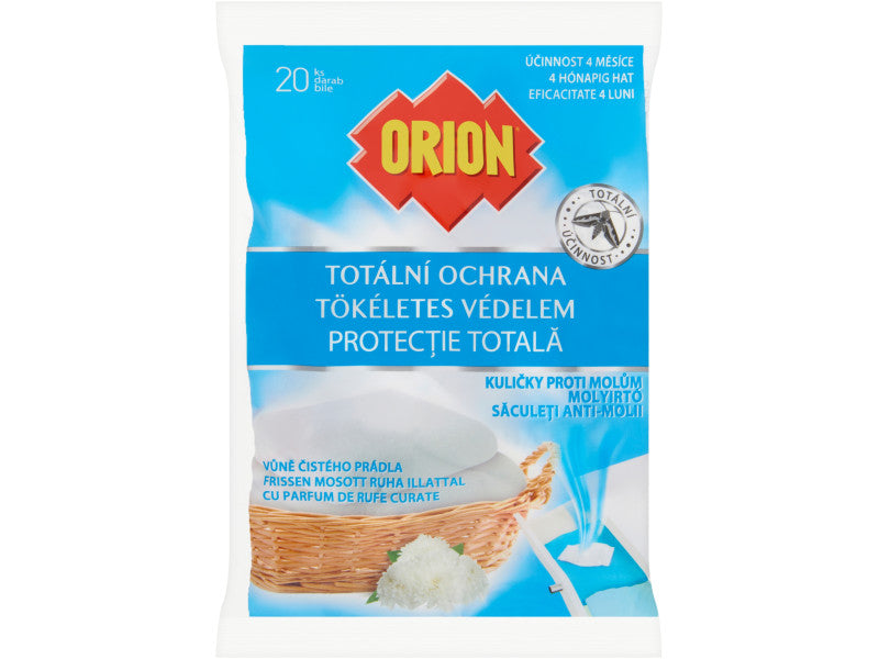Orion molyirtó Golyók -Frissen Mosott Ruha 20db/zacskó
