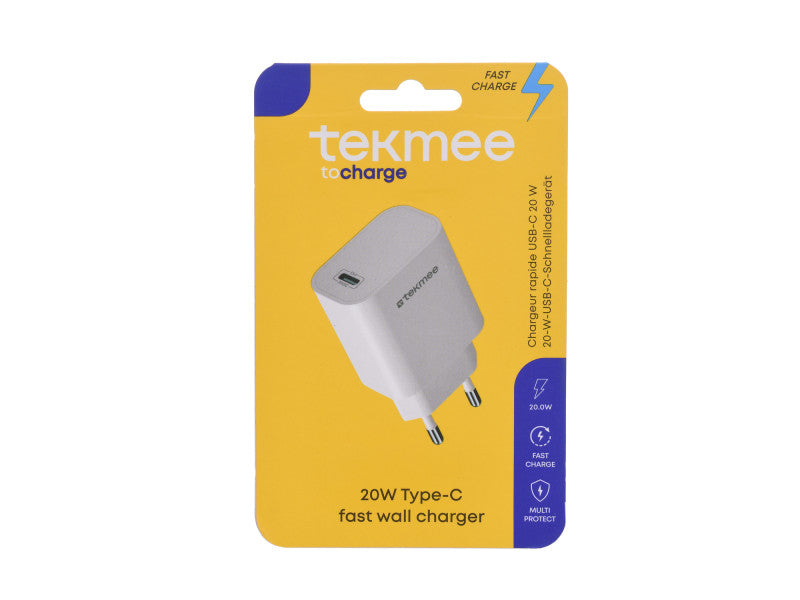 Tekmee hálózati gyorstöltő 20w type-c