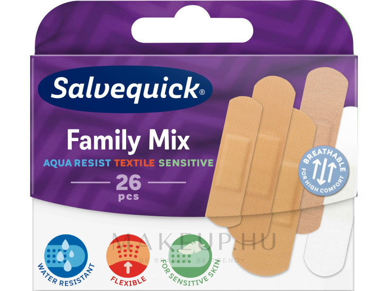 Salvequick sebtapasz Family mix 26db-os