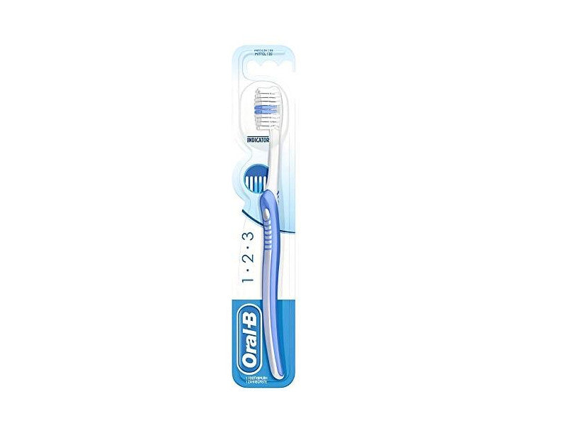 Oral-b fogkefe 1-2-3 indicator medium
