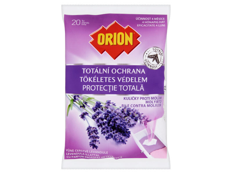 Orion molyirtó Golyók - Levendula 20db/zacskó