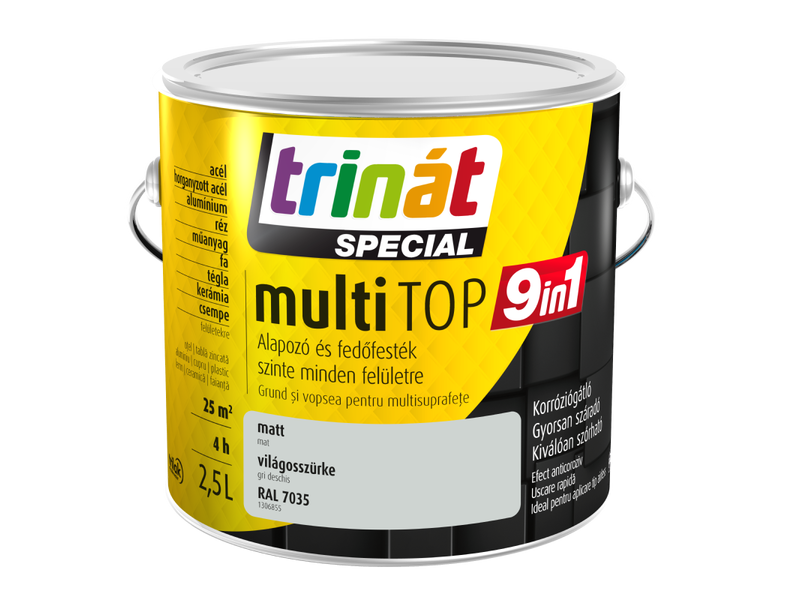 Trinát multitop 9in1 alapozó és fedőfesték 2,5 L