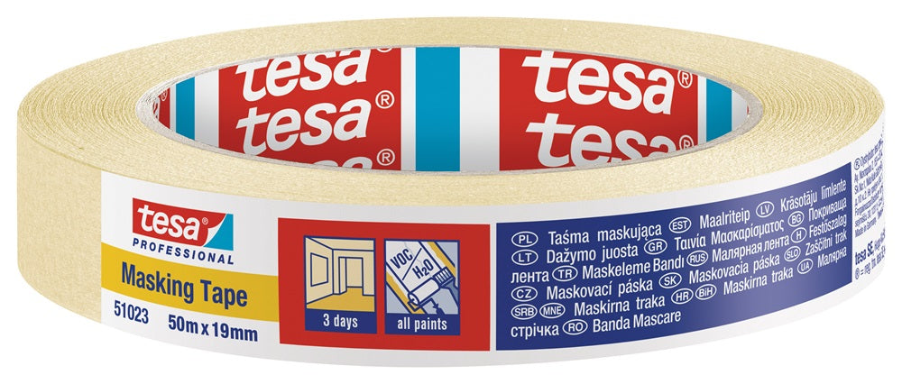 Tesa festőszalag (51023-0) 50m x 19mm Economy