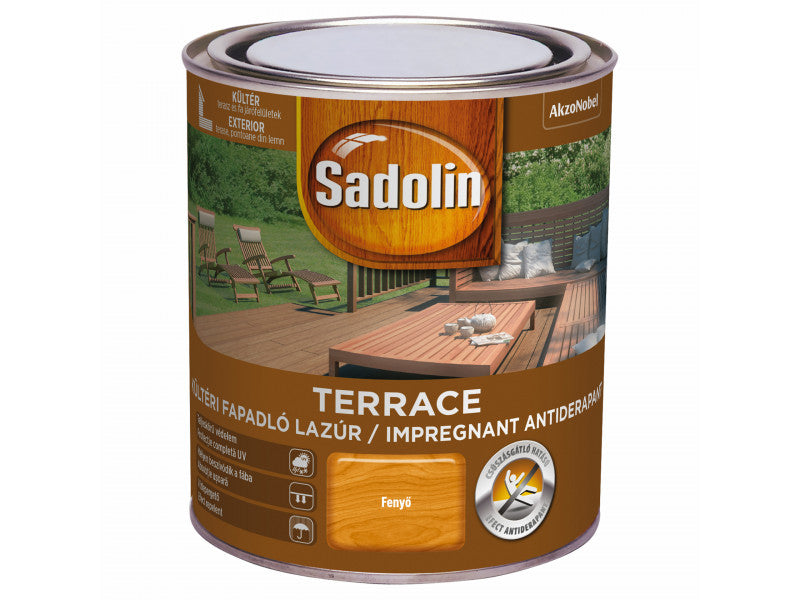 Sadolin terasz kültéri lazúr fenyő E3 0,75L