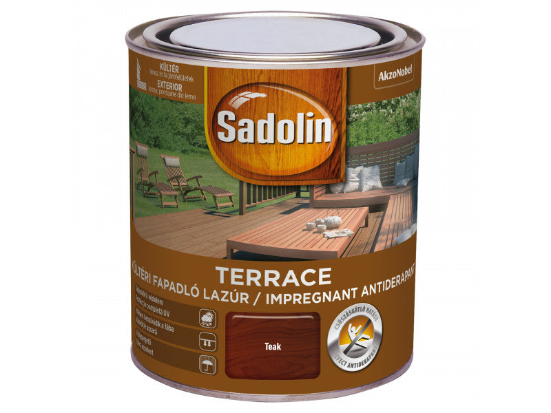 Sadolin terasz kültéri lazúr teak E3 0,75